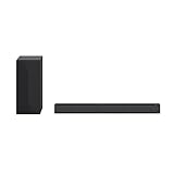 LG S40Q - Barra de Sonido Inteligente, 2.1 Canales, Sonido Envolvente Dolby Digital con Bajos Potentes, Amplia Conectividad, HDMI, Bluetooth, USB, Entrada Óptica y App Android/iOS, Color Negro