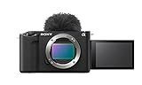 Sony ZV-E1, Cámara vlogging mirrorless full-frame de objetivo intercambiable (compacta y ligera, 4K 60p, 12.2 MP, sistema de estabilización de 5 ejes y digital, gran capacidad de batería)