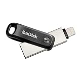 SanDisk 128GB iXpand Flash Drive Go with Lightning and USB 3.0 connectors, for iPhone/iPad, PC and Mac