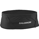 Salomon Pulse Belt Cinturón para Correr, Trekking, Unisex, Ajuste ceñido, Funcionalidad, Versatilidad, Black, M