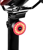 DONPEREGRINO M2 - Luz Trasera Bici Compacta hasta 90 Horas de Autonomía, LED Luz Bicicleta Recargable USB - Type C con 5 Modos Fijos e Intermitentes