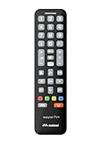 Meliconi Easytel TV+ Mando a Distancia Universal para TV, también controla Las Funciones básicas de Las Smart TV