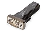 DIGITUS USB a adaptador serie, Conversor RS232, USB 2.0 Tipo-A a DSUB 9M, chipset FTDI FT232RL, Incluye cable de 80 cm