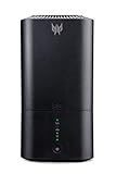 Acer Predator Connect X5 - Router Gaming Wi-Fi 5G + WAN (Procesador MediaTek T750, 2 GHz, 4,7 Gbps, Wi-Fi 6 (AX) 2,4 GHz/5 GHz), Router Color Negro