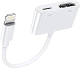Lightning Digital AV Adapter [Apple MFi Zertifiziert] Lightning a HDMI Sync Bildschirm HDMI Connector to TV/HDTV/Monitor Kompatibel mit iPhone 14/13/SE/12/11/XS/XR/X/8/7/iPad Unterstützt Alle iOS