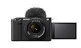 Sony ZV-E1, Cámara vlogging mirrorless full-frame de objetivo intercambiable con 28-60 mm f/4-5.6 (compacta y ligera, 4K 60p, 12.2 MP, sistema de estabilización de 5 ejes y digital)