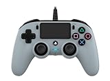 Nacon - Compact Mando con licencia Oficial Sony para PS4 y PC, Gaming Controller con Cable - Gris