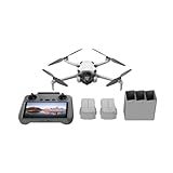 Pack DJI Mini 4 Pro Vuela Más con DJI RC 2 (control remoto con pantalla), drones con camara 4k, menos de 249 g, 34 min de tiempo de vuelo, 2 baterías adicionales, C0
