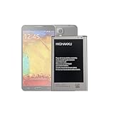 HIGHAKKU Batería de repuesto B800BU compatible con Samsung Galaxy Note 3 GT-N9000 GT-N9005 GT-N 9006 GT-N9009 EB-B800BE