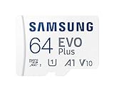 Samsung EVO Plus 64GB microSD SDXC U1 Clase 10 A1 Tarjeta de Memoria 130MB/S Adaptador 2021