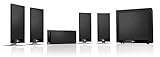 KEF T105 System - Set de altavoces (5.1, 650 W, cine en casa, 90 Db, 2-way, 100 W) Negro