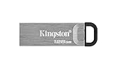 Kingston DataTraveler Kyson USB 3.2 Gen 1 Memoria USB 128GB - con Elegante Carcasa metálica sin capuchón