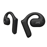 JVC Auriculares Inalámbricos Bluetooth 5.1 para Casa, Oficina y Otros Interiores - Diseño Abierto, Doble Micro, Resistencia al Agua IPX4 y 17 Horas de Batería - HA-NP35T-B, Negro