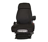 UK Custom Covers SC809B - Funda de asiento impermeable resistente al agua, color negro para adaptarse a un tractor Maximo Dynamic Plus