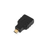 AISENS A121-0125 - Adaptador Micro HDMI para Tablet o Cámara Digital, Color Negro