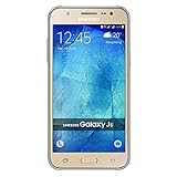 Samsung Galaxy J5 2016 J510FN/DS -Smartphone (Dual Sim, 16 GB, 4 G, 1.2 GHz Quad Core Processor, 13 MP AF + 5 MP Front Flash) dorado- Versión Extranjera