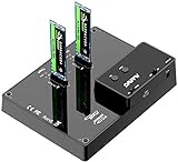 MAIWO M.2 NVMe Estación de Acoplamiento, SSD Clon Duplicador, USB3.1 10Gbps, para MKey y M&B Key NVMe M.2 SSD, con Función de Clonación Fuera de Línea (K3015P)
