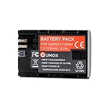 QUMOX Batería LP-E6NH para Canon EOS 5D Mark II/III/IV, 5DS, 5DS R, 6D, 6D Mark II, 7D, 7D Mark II, 70D, 80D, 90D, R, R5, R5C, R6, R7, Ra, XC10, XC15, BMPCC 4K, BMPCC 6K