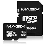 Magix Micro SD Card HD Series Class10 V10 + SD Adapter Up to 80MB/s (16GB)