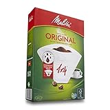 Melitta 6772316 1 Caja de 80 Filtros de Café Desechables, Papel, Blanco