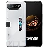 ASUS ROG Phone 7 Ultimate, White, 512GB Storage and 16GB RAM, EU Official, 6.78 Inches, Snapdragon 8 Gen 2