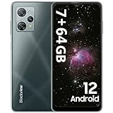 Blackview A53 Pro moviles Baratos y Buenos, 7GB+64GB(TF 1TB) Smartphone Android 12, 6,52' HD+ Batería 5180mAh Teléfono Móvil Libres, Cámaras de 12MP+8MP con Fingerprint/Dual 4G/GPS