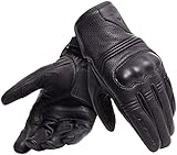 Dainese - Corbin Air Unisex Gloves, Guantes Moto Hombre y Mujer, Guantes de Moto en 100% Cuero de Ovino, Suaves y Resistentes con Protección de Nudillos y Palma Reforzada, Negro