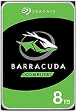 Seagate BarraCuda, 8 TB, Disco duro interno, HDD, 3,5', SATA 6 GB/s, 7200 RPM, caché de 256 MB para ordenador de sobremesa y PC (ST8000DM004)