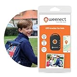 GPS para niño - Weenect | Sin límite de Distancia | 7 días de autonomía | Botón de Alerta | Teléfono de urgencia