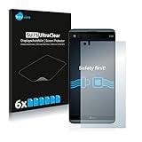 savvies Protector Pantalla compatible con LG V20 (6 Unidades) Película Ultra Transparente