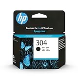 HP 304 N9K06AE, Negro, Cartucho de Tinta Original, Compatible con impresoras de inyección de tinta HP DeskJet 2620, 2630, 3720, 3730, 3750, 3760; HP Envy 5010, 5020, 5030, Tamaño Estándar