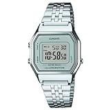Casio Collection LA680WEA-7EF Reloj de pulsera para Mujer, Gris, 33,5 x 28,6 x 8,6 mm