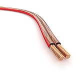 KabelDirekt – 15m Cable de Altavoces (2x2,5mm² Cable de altavoz HiFi, Made in Germany, de cobre puro, con indicación de polaridad, para el mejor sonido posible de su sistema de música)