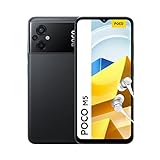 Xiaomi POCO M5 - Smartphone de 4+128GB, Pantalla de 6.58' 90Hz FHD+ DotDrop, MediaTek Helio G99, Triple cámara de 50MP con IA, 5000mAh, NFC, Negro (Versión ES + 3 años de garantía)