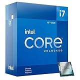 Intel Core i7-12700KF 12th Generation Desktop Processor (Base Clock: 3.6GHz Turbo Boost: 5.0GHz, 6 Cores, LGA1700, RAM DDR4 and DDR5 up to 128GB) BX8071512700KF