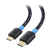 Cable Matters Cable Micro USB a USB C 1m (Cable USB C a Micro USB, USB C a Micro USB 2.0) con Cubierta Trenzada en Negro - 1 Metro