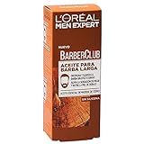 L'Oréal Paris Men Expert Barber Club Aceite Hidratante para Barba Larga y Rostro - 30 ml