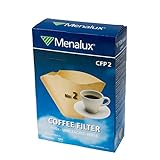 Menalux CFP2 - 100 Filtros de papel 1x2 para cafetera de goteo