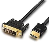 ANNNWZZD DVI a HDMI, Cable HDMI a DVI Bidireccional para TV, PC, Monitor, Proyector 1,5M