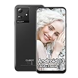 CUBOT Note 50 Teléfono Móvil Libres Android 13 (2023), 16GB + 256GB/1TB TF, 6,56' FHD+, Cámara 50MP, Octa Cores 5200mAh Smartphone, NFC/GPS/Fingerprint/4G Dual SIM Moviles, Negro