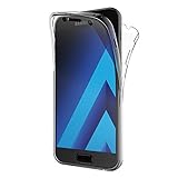AICEK Funda Samsung Galaxy A5 2017, Transparente Silicona 360°Full Body Fundas para Samsung A5 2017 Carcasa Silicona Funda Case (SM-A520F 5.2')
