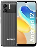 DOOGEE X98 Pro Teléfono Móvil Libre, 6.52' HD Pantalla, 9GB+64GB(Ampliado a 1TB), Smartphone Android 12, Batería 4200mAh, Doble Cámara 12MP OTG Dual SIM 2.4G/5G WiFi Gris