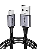 UGREEN Cable USB C USB A Carga Rápida 3A QC 3.0, Cable Tipo C Compatible con iPhone 15 Plus Pro Max, Galaxy S24,S23,S22,A53, Google Pixel 6a,7,8, Pixel 8 7 6, 0,5M