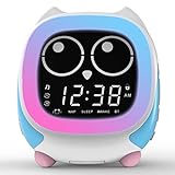iTOMA Addo Ready-to-Rise Reloj Despertador para niños con Sleep Trainer, Nightime LED y Sleep Sound Machine CKS912
