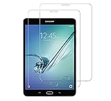 WEOFUN 2 Unidades Cristal Templado Compatible con Samsung Galaxy Tab S2 8 Pulgadas [0.33mm, 9H, Alta Definición]