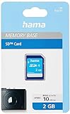 Hama 055377, Tarjeta de Memoria Secure Digital de 2 GB, Colores Aleatorios