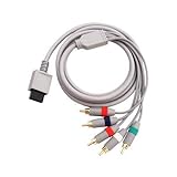 OSTENT Componente Cable Cable AV Cable HDTV/EDTV Alta definición 480p Compatible para Nintendo Wii