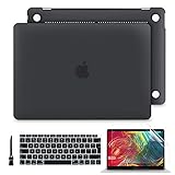 Batianda Funda Dura MacBook Pro Retina 13 Pulgadas A1425 / A1502 Carcasa Case (2012/2013/2014/2015 Versión)(Negro Mate)