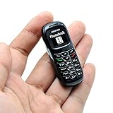 Hipipooo Mini teléfono BM70, Mini Marcador inalámbrico, Auriculares Bluetooth, Negro