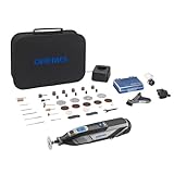 Dremel 8240 Cordless Multi Tool 12V 2Ah Lithium-Ion Battery, Multi-Tool Set with 3 Attachments and 45 Accessories, Variable Speed 5,000-35,000 RPM and Fast Charging Time